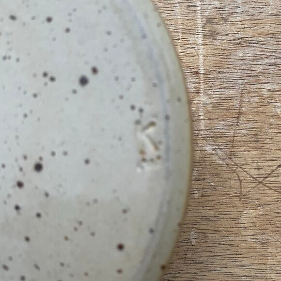 Signed Pottery Stoneware Luminary Tea Light Votive Candle Holder Reticulated - Picture 6 of 7